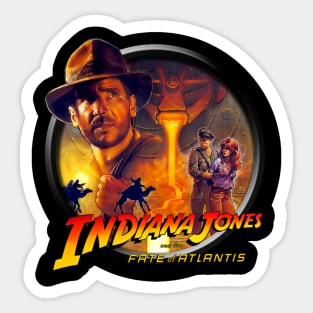 Indiana Jone artwork Sticker